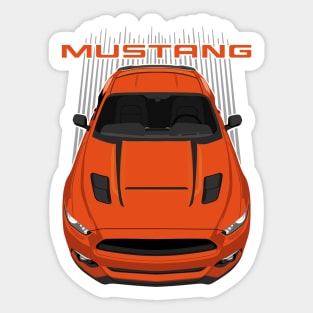 Mustang GT CS 2016-2017 - Orange Sticker